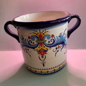 Ceramic utensil container/ ice bucket